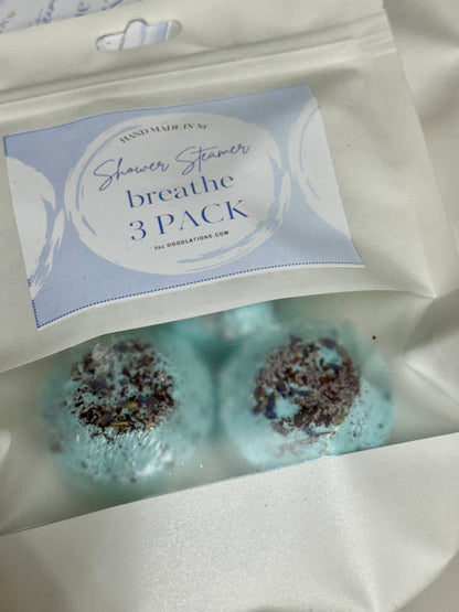 Breathe Shower Steamer 3 pack