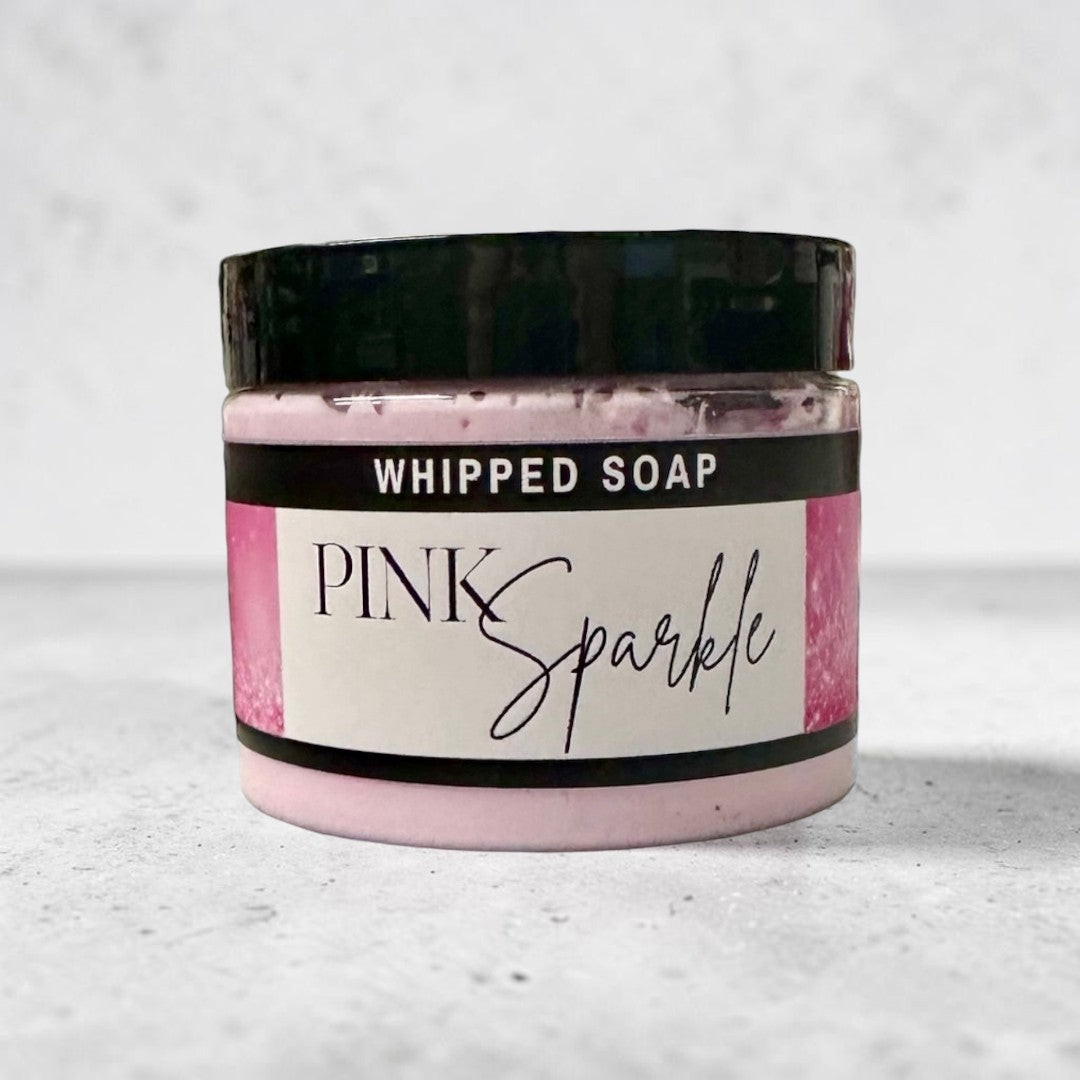 Doodlations Whipped Soap | Pink Sparkle | 4 oz