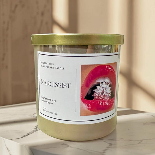 Doodlations Boutique Candle | Narcissist