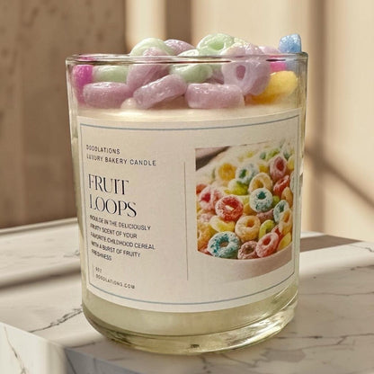 Doodlations Boutique Candle | Fruit Loop