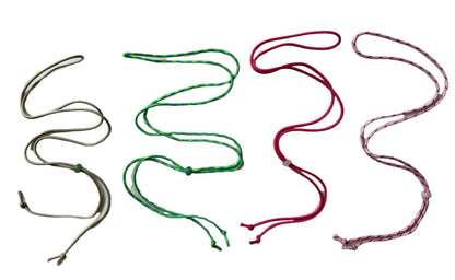 Thin Cord Lanyard with Gemstone Toggle