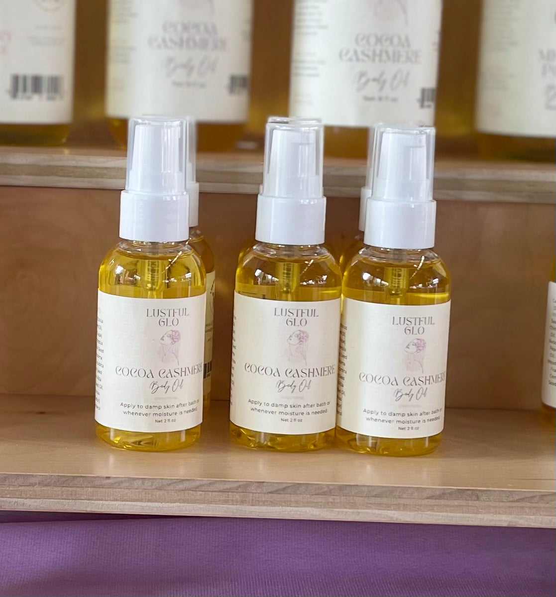 LUSTFUL GLO BODY OIL
