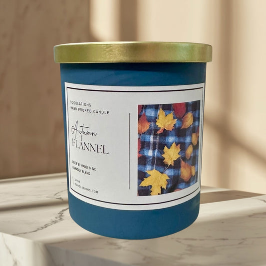 Doodlations Boutique Candle | Autumn Flannel