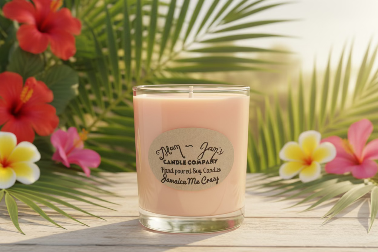 Vela de soja Jamaica Me Crazy – Aroma tropical y exótico | Mam Jam's
