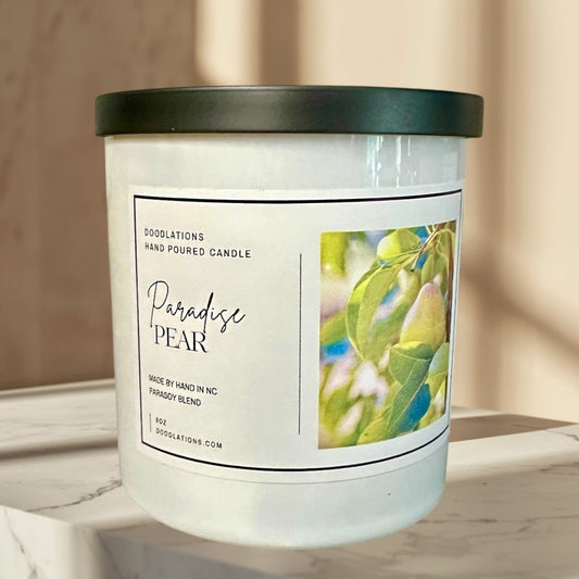 Doodlations Boutique Candle | Paradise Pear