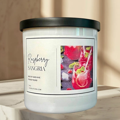 Doodlations Boutique Candle | Raspberry Sangria