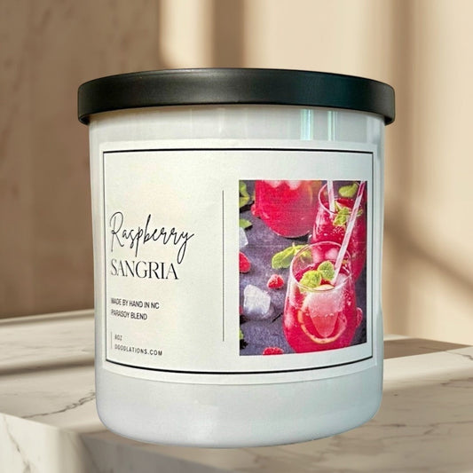 Doodlations Boutique Candle | Raspberry Sangria