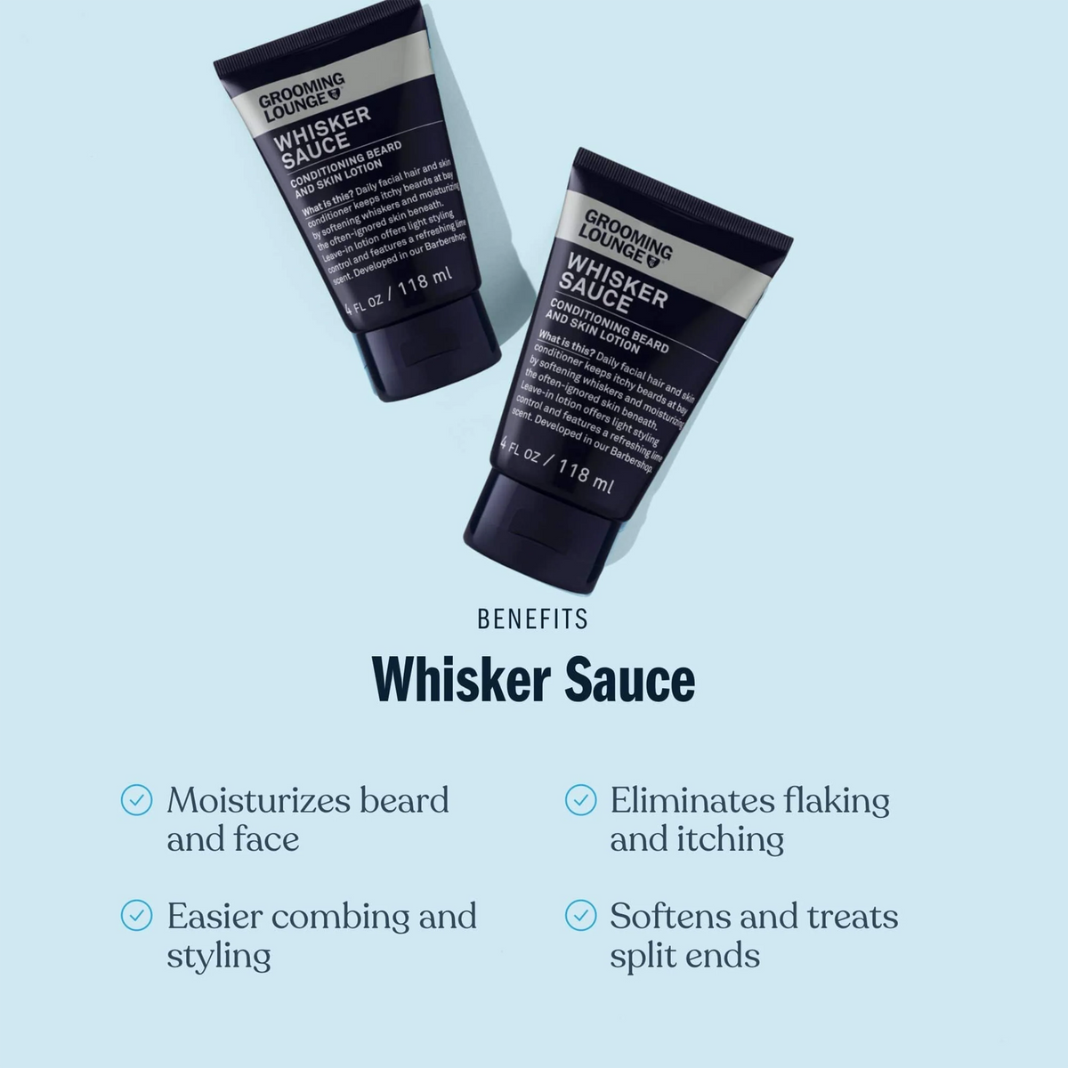 Grooming Lounge Whisker Sauce Lot de 2 (économisez 5 $)