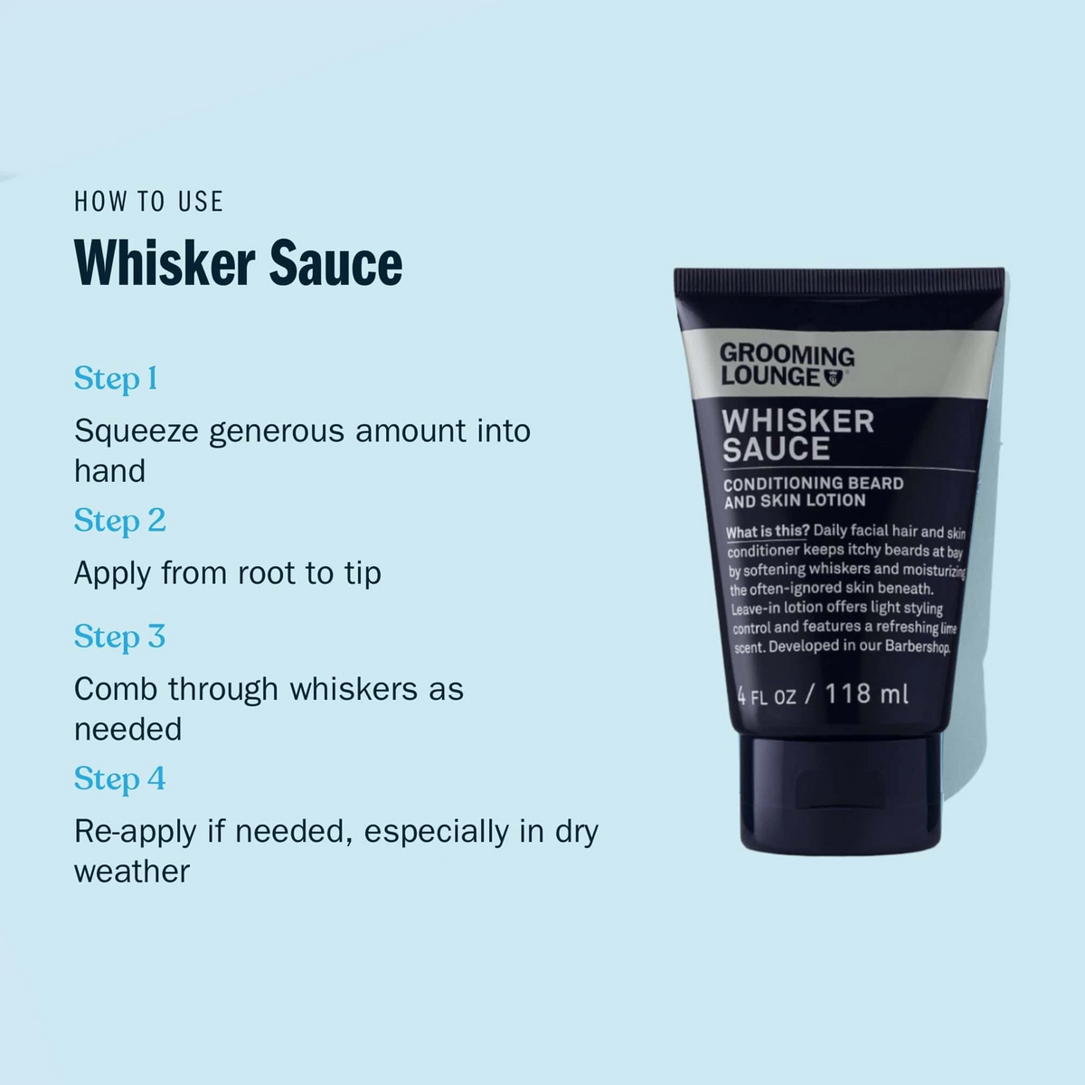Grooming Lounge Whisker Sauce Lot de 2 (économisez 5 $)