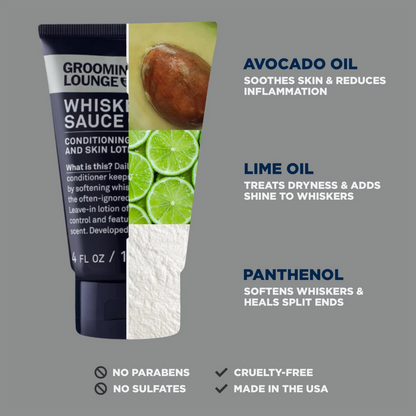 Grooming Lounge Whisker Sauce Lot de 2 (économisez 5 $)