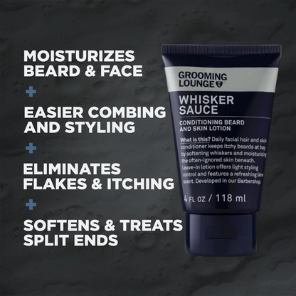 Grooming Lounge Whisker Sauce Lot de 2 (économisez 5 $)
