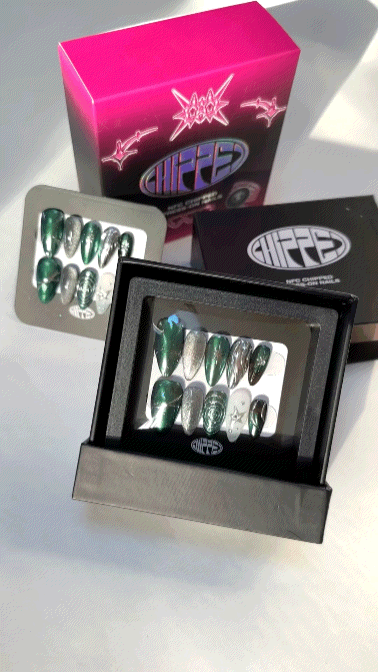 Based  🟦 NFC Nails That Share Your Socials