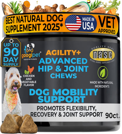 Agility+ Advanced - Masticables para cadera y articulaciones para perros