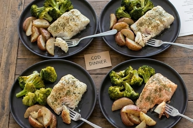 10 Seafood Dinners - Salmon & Cod