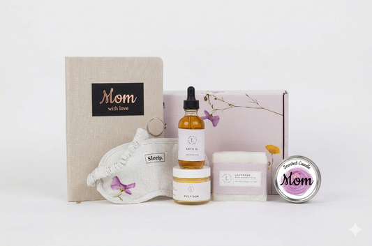 Coffret Cadeau Fête des Mères Chouchou – Kit de Soins et Spa Naturels Faits Main