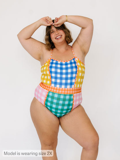 Gingham Classic One-Piece