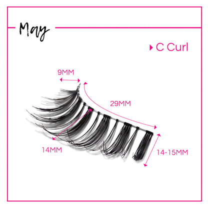 GladGirl False Lash Kit - May
