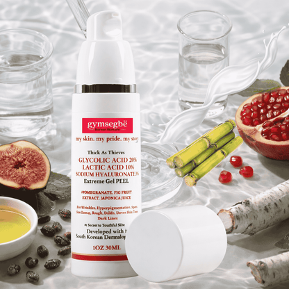 Gel exfoliante extremo con ácido glicólico puro y ácido láctico Thick As Thieves - 30 ml 