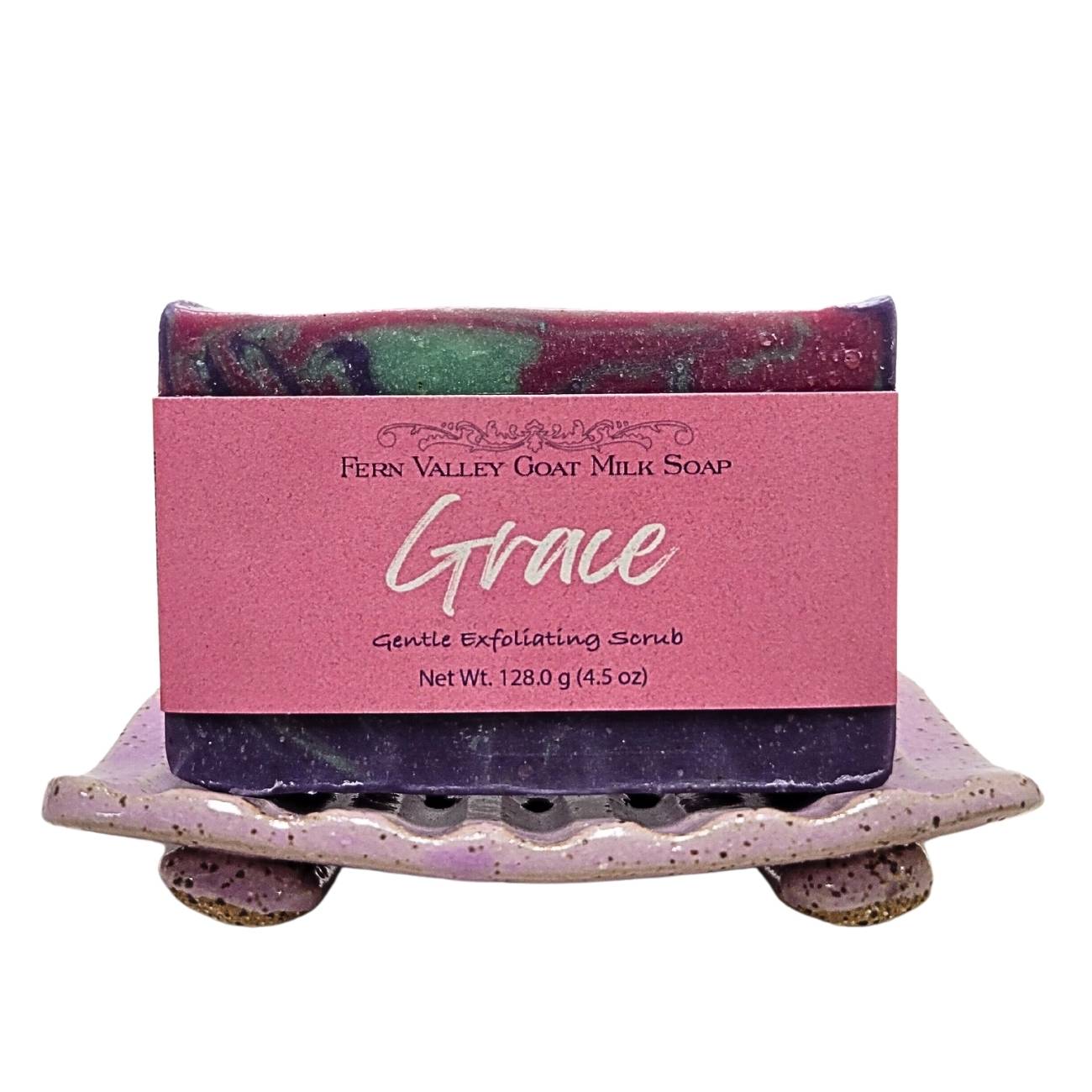 Jabón natural de leche de cabra | Grace - Increíble aroma floral fresco