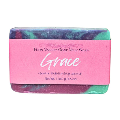 Jabón natural de leche de cabra | Grace - Increíble aroma floral fresco