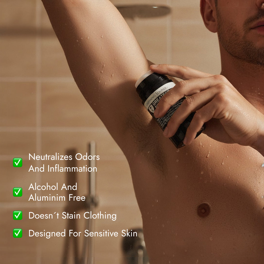 Grooming Lounge Greatest Pits Deodorant - Aluminum & Alcohol-Free Deodorant