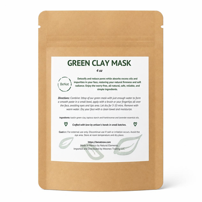 Green Clay Mask | Pore-Refining Facial Detox