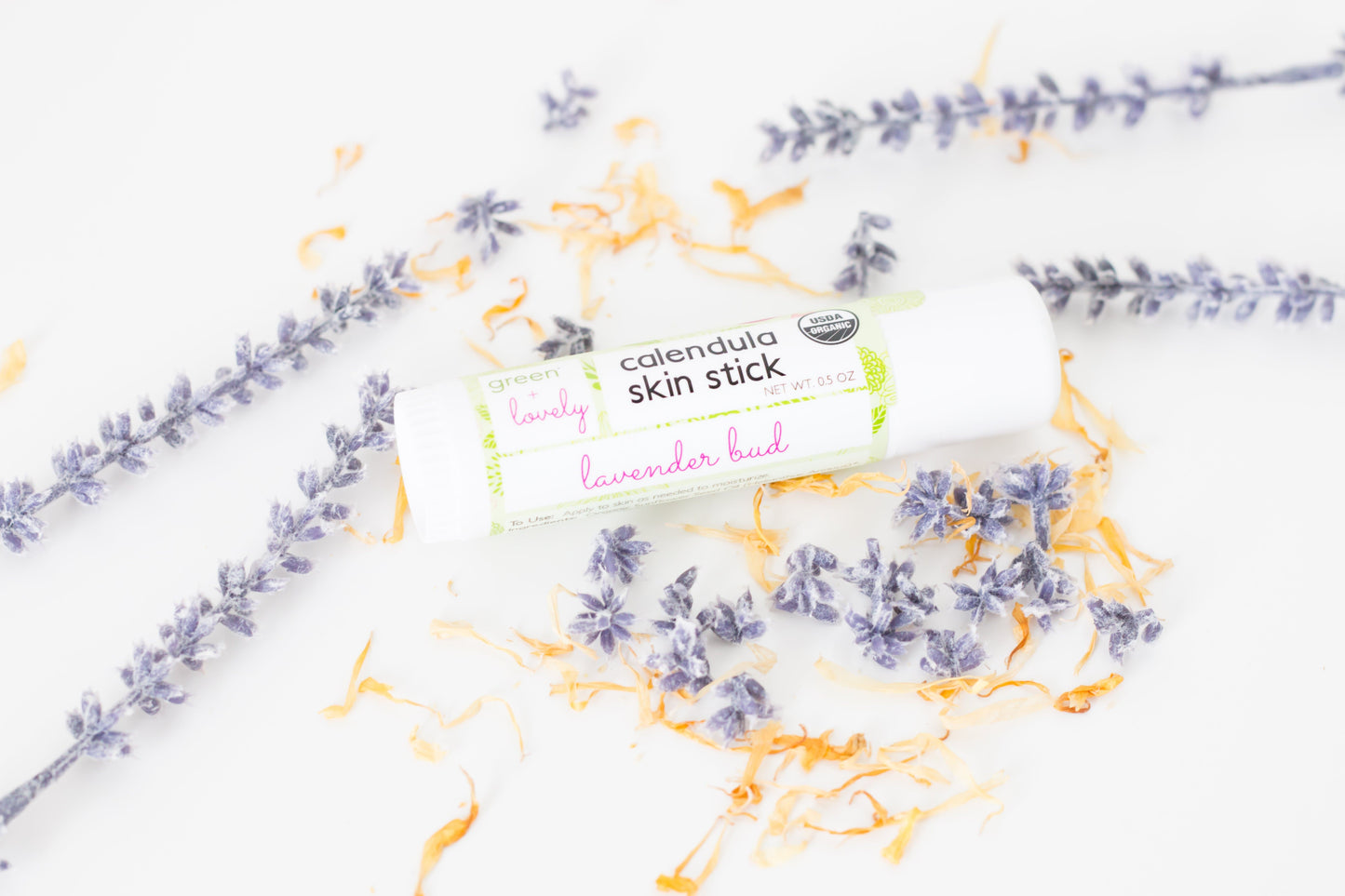Lavender Bud Skin Stick - Organic Lotion Stick - Travel Size