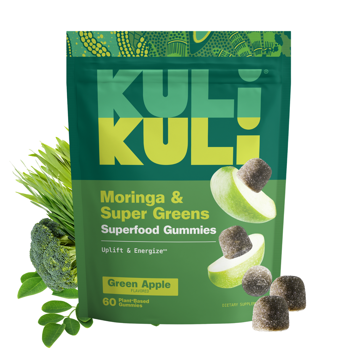 Super Greens & Moringa Gummies for Energy