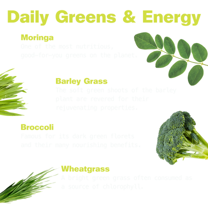 Super Greens & Moringa Gummies for Energy