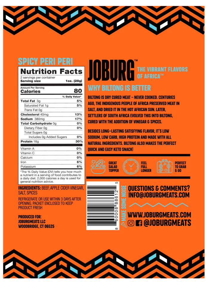 Spicy Peri Steak Slices - (12 Pack)