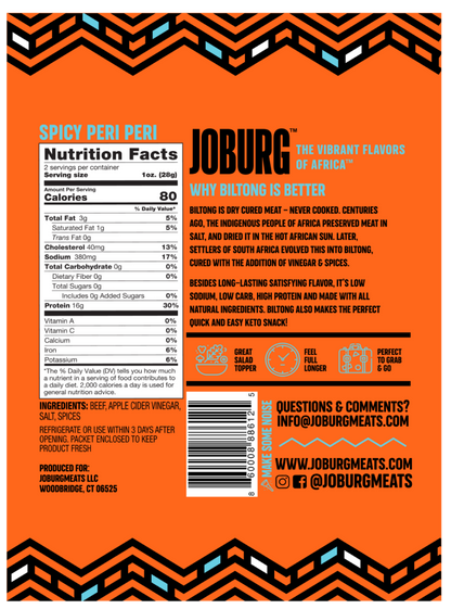 Spicy Peri Steak Slices - (12 Pack)