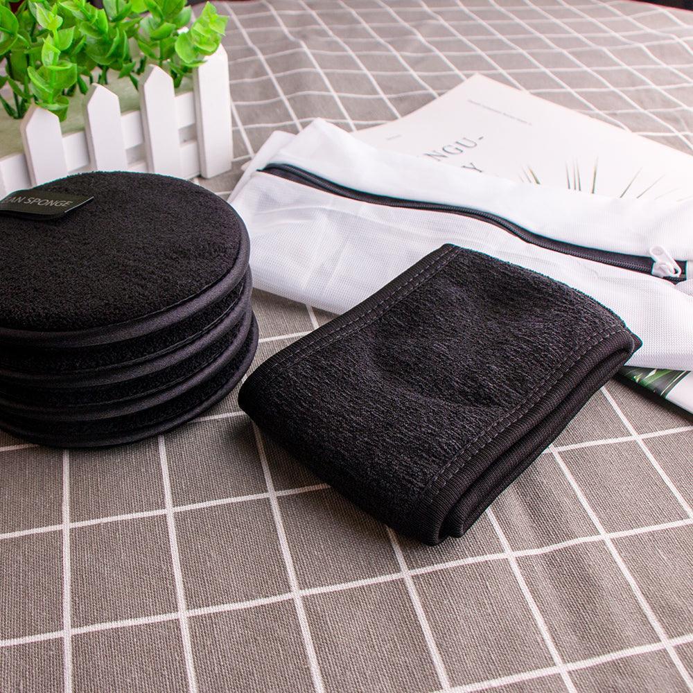 ZAQ Reusable Makeup Remover Pads 4pack with Spa facial Headband