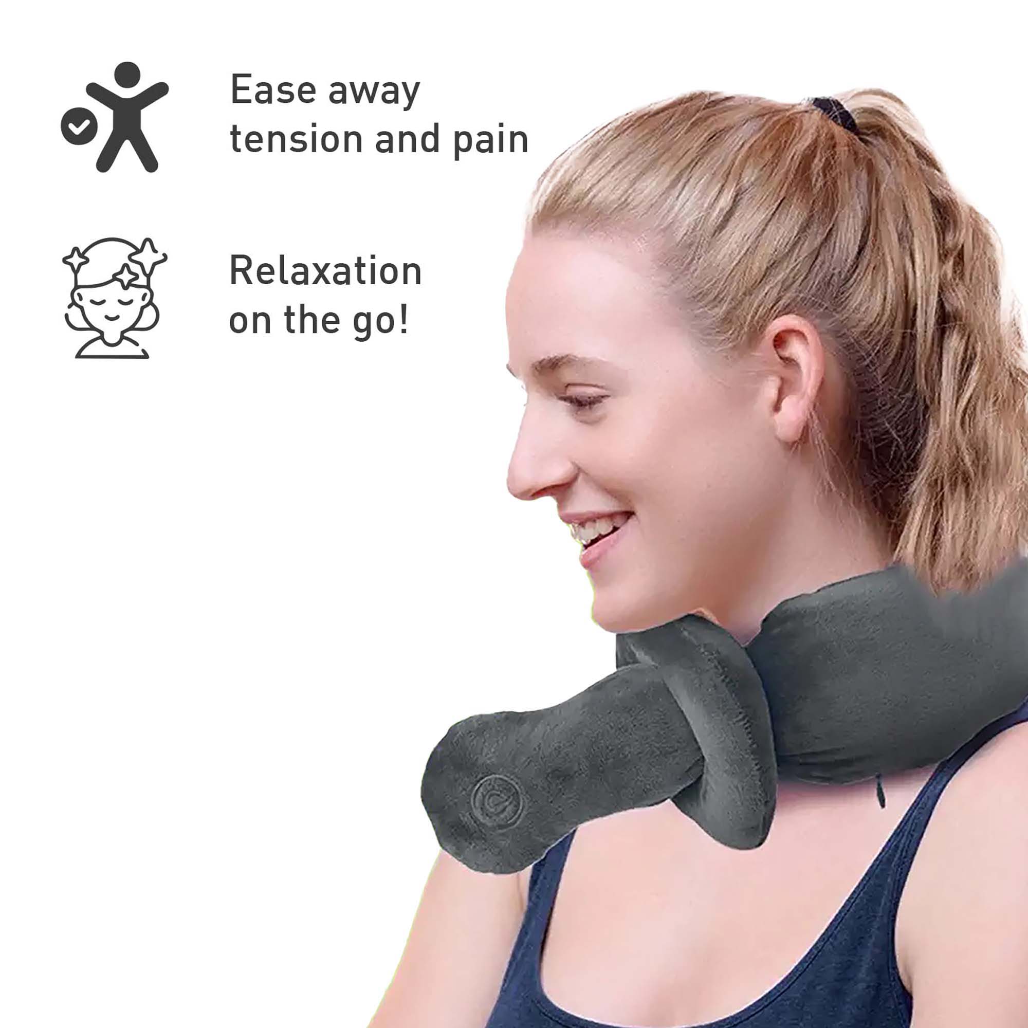 Ultimate Cozy Comfort & Relaxation Bundle – Heated Blanket, Neck & Shoulder Heating Pad, and Massaging Wrap