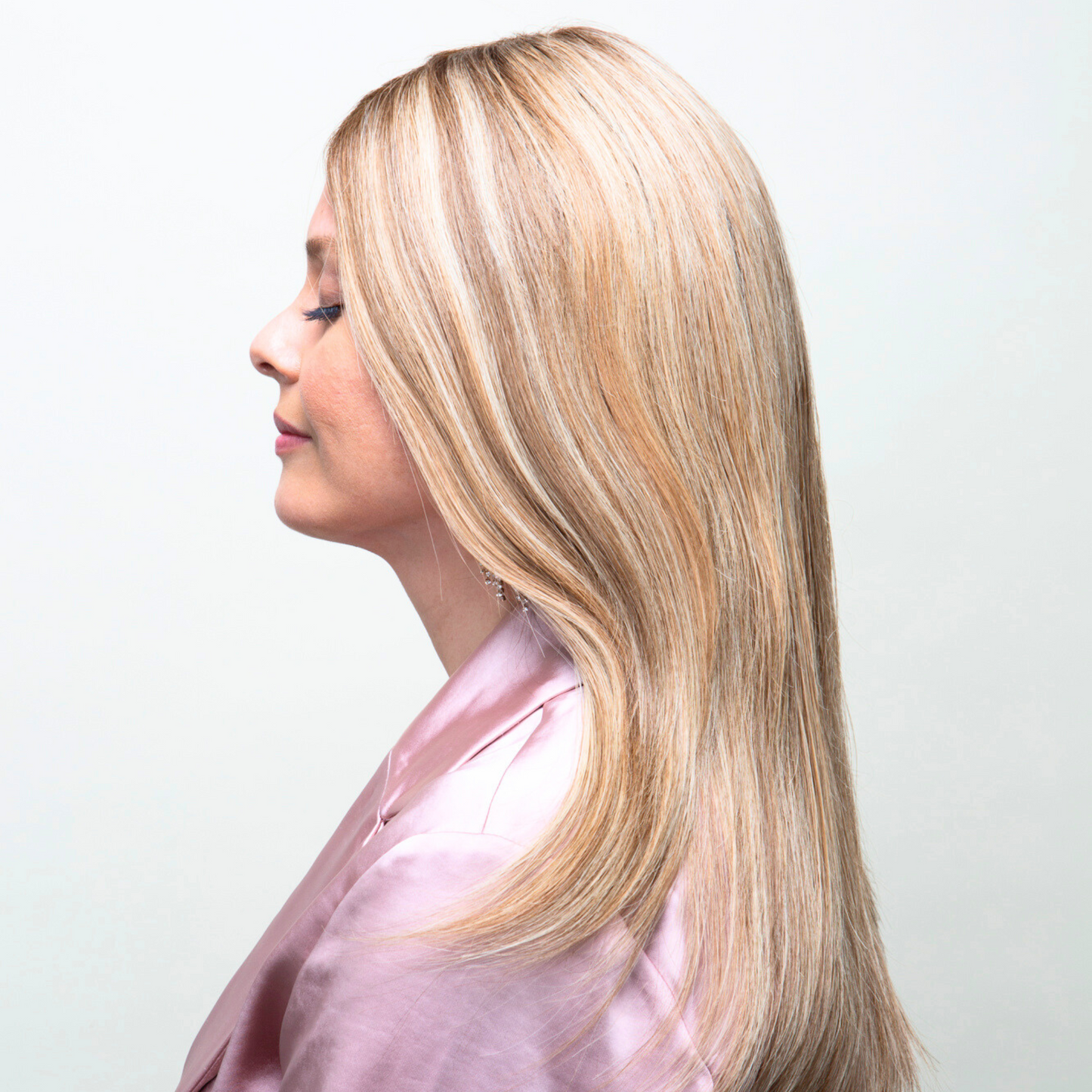 Clio 8 L | Hand-Tied Synthetic Hair Topper (Heat-Friendly)