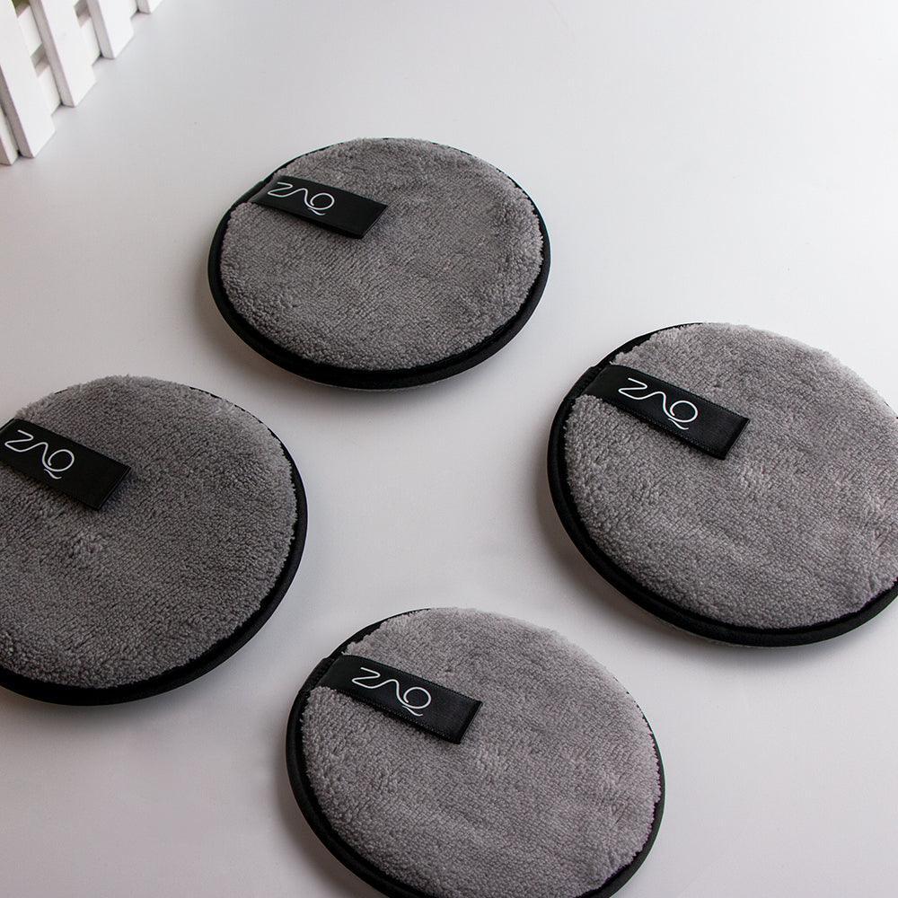 ZAQ Reusable Makeup Remover Pads 4pack with Spa facial Headband