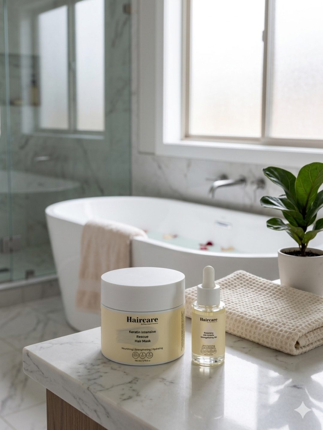 Rosemary Oil & Keratin Mask — 7 organic oils, nettle extract, keratin, shea butter & vitamin E