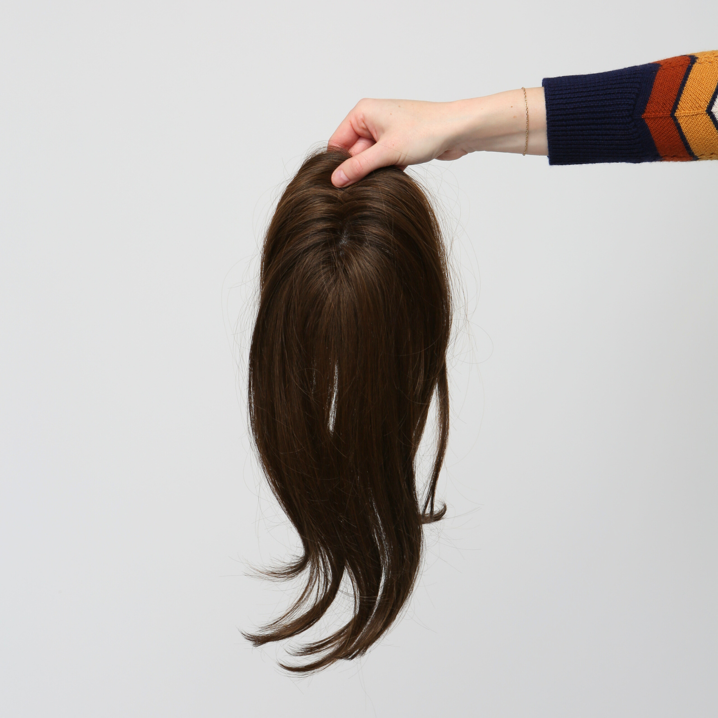 Clio 16 M French | Remy Human Hair Topper (Hand-Tied)