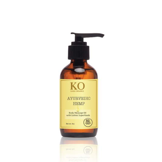 AYURVEDIC HEMP BODY MASSAGE OIL