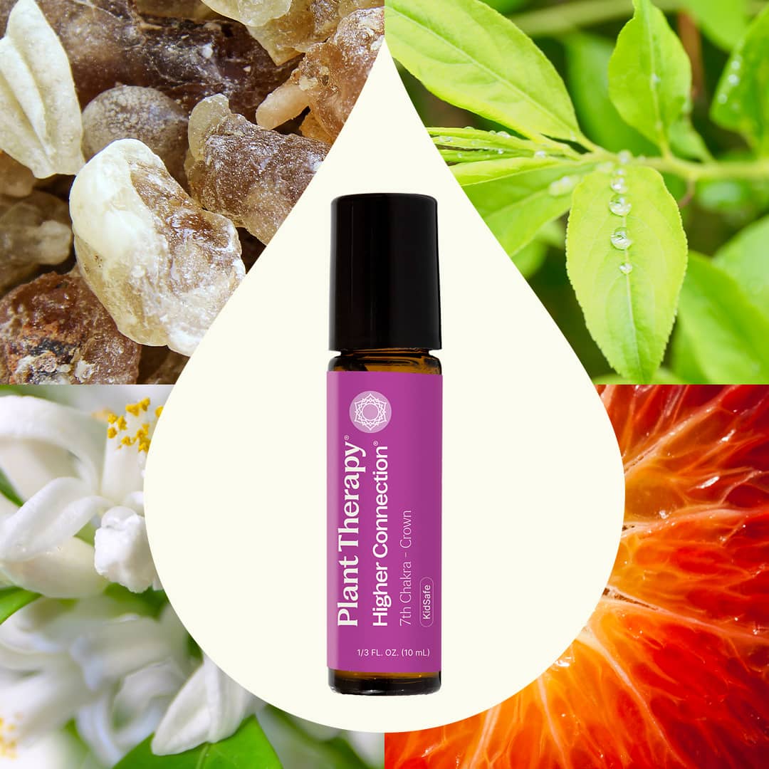 Aceite esencial prediluido en roll-on Higher Connection (Chakra de la Corona)