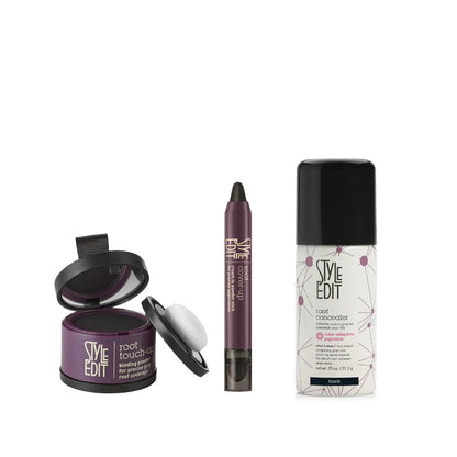 Travel Size Root Concealer Spray, Stick and Powder Trio