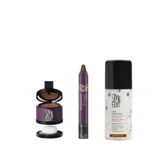 Brunette Travel Size, Cover Up Stick and Touch Up Trio