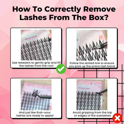 The ALL-IN-ONE Eyelashes Bundle (510PCs)