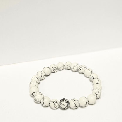 Howlite Bracelet - kindness and positive