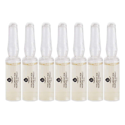 Set de ampollas de suero hidratante natural y ácido hialurónico 100 %