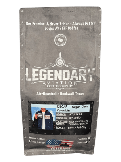 FAA Agent DECAF | Sugar Cane Colombian | Sweet and Smooth