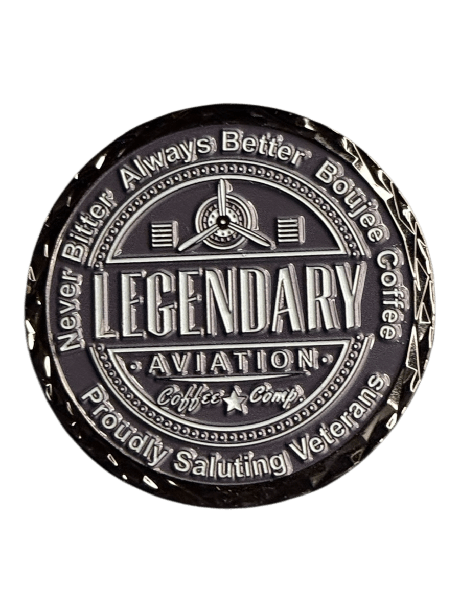 Legendary Aviation Challenge Coin - Limited Edition 100% USA Made
