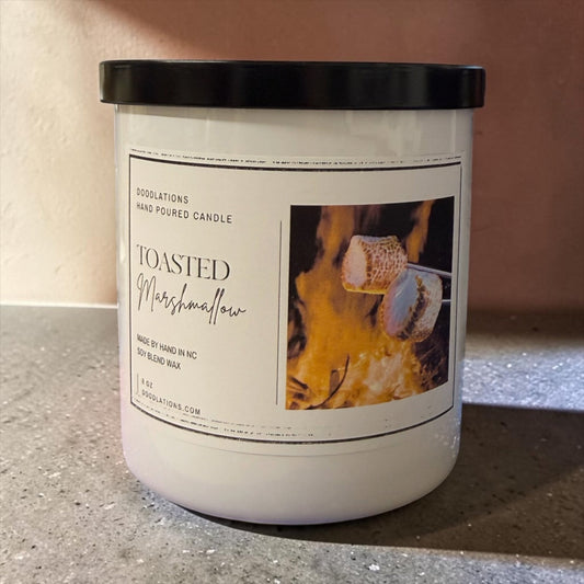 Doodlations Boutique Candle | Toasted Marshmallow