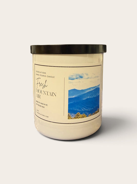 Doodlations Boutique Candle | Fresh Mountain Air