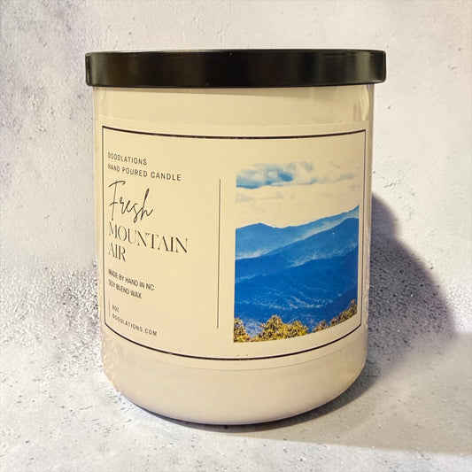 Doodlations Boutique Candle | Fresh Mountain Air