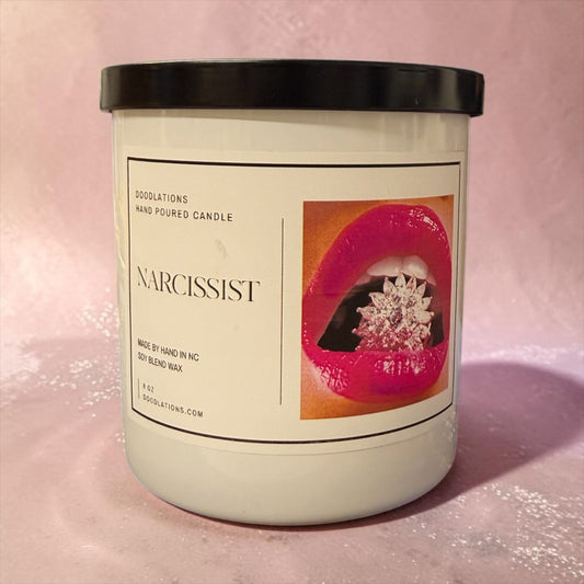 Doodlations Boutique Candle | Narcissist